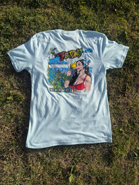 The Tones Album Art Icy Blue